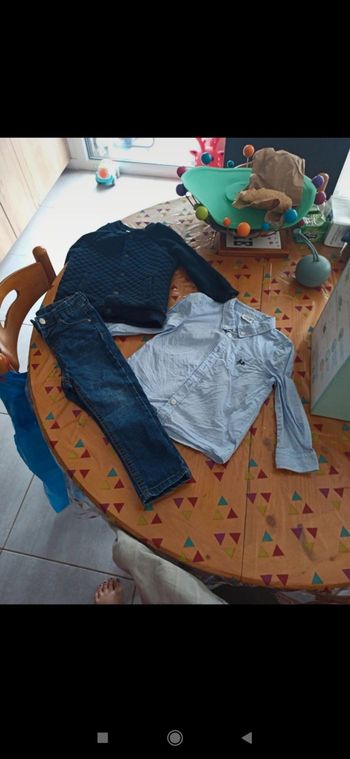 Ensemble chemise gilet pantalon