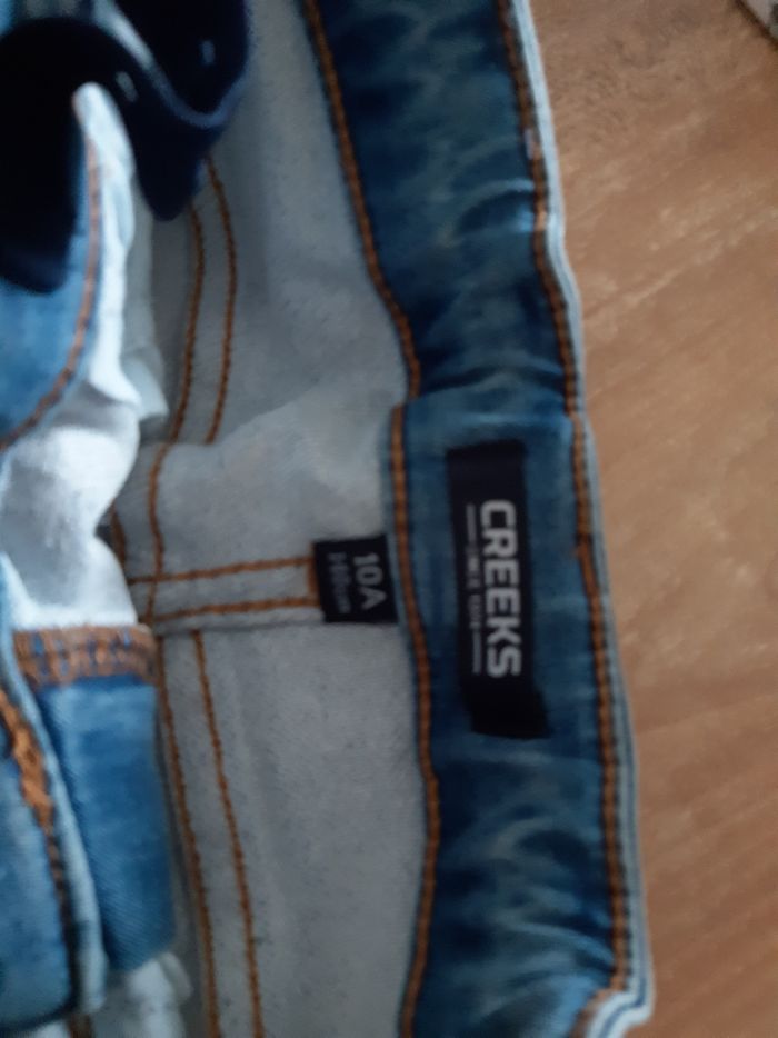 Pantalon jean slip taille 10 ans - photo numéro 3