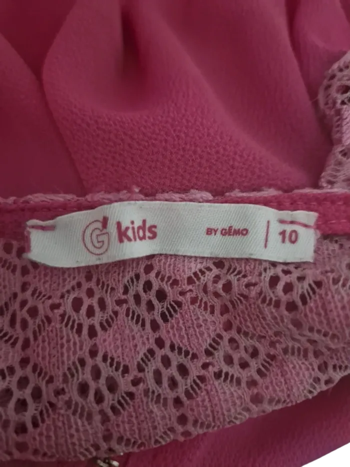 Blouse manches courtes fuchsia (10A) - photo numéro 6