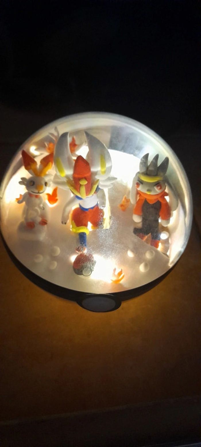 Boule pokemon évolution flambino - photo numéro 2
