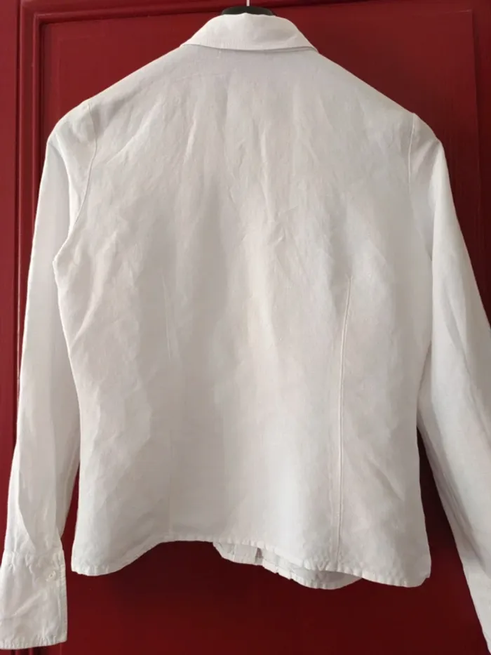 Chemise Mexx t.40 100% lin - photo numéro 3