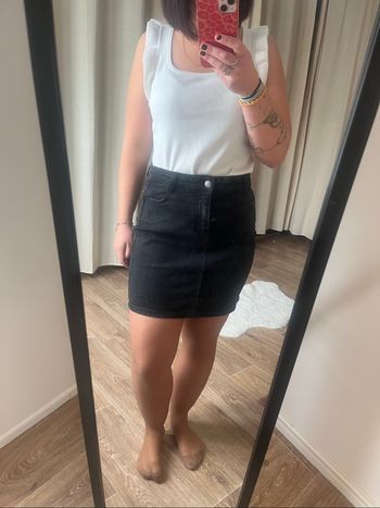 Jupe en jean noir