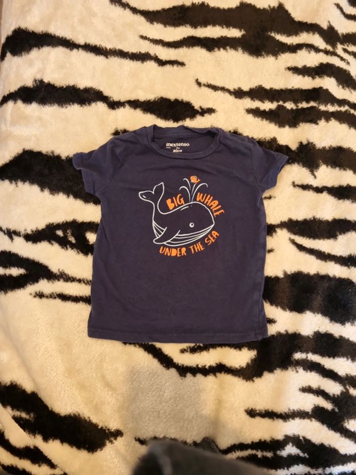 T-shirt manches courtes 80 cm