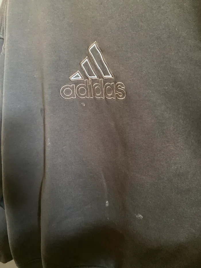 Pull Adidas brodé vintage - photo numéro 2