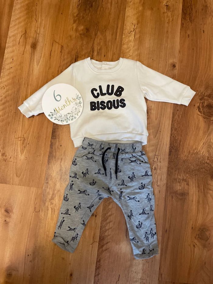 Ensemble pull et pantalon 6 mois