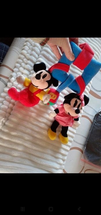 Jouet de lit bébé unisexe minnie mickey