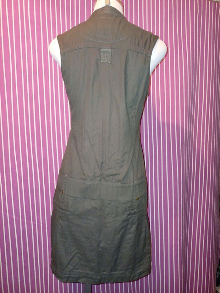 🩶Robe marron 100% coton - photo numéro 5
