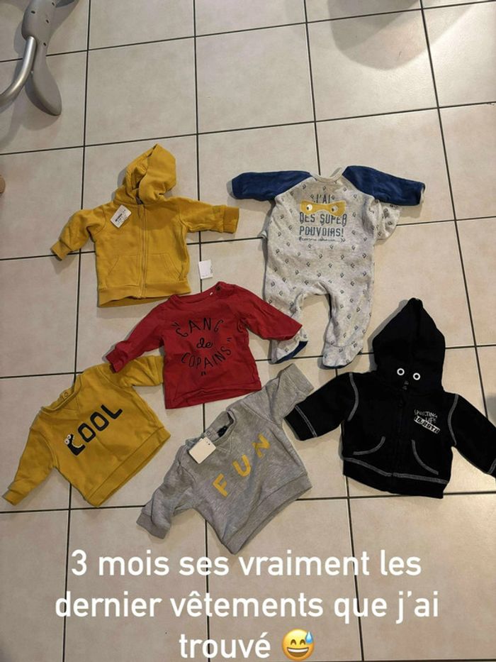Lot 3 mois garçon