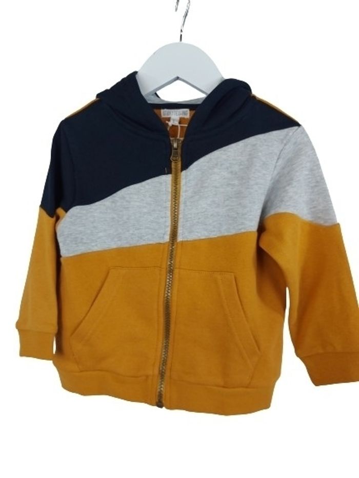 Gilet  zippé à capuche storytelling