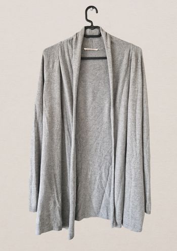 🩶 Cardigan long gris Camaïeu – Taille M (T2)