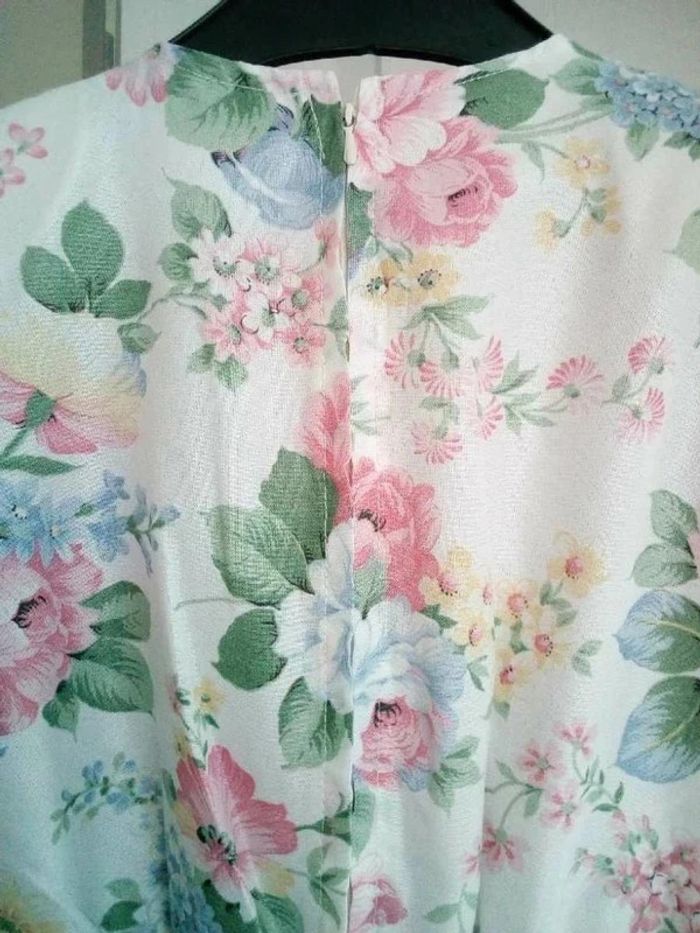Magnifique robe habillée fille, avec petit boléro + sac motif fleuri - photo numéro 6