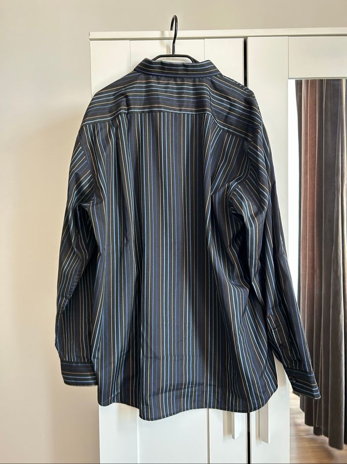 Chemise marine à rayures Homme Kai Chuang Tailles XL-XXL - photo numéro 6