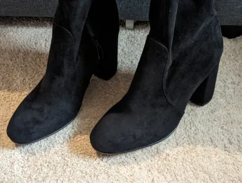 Cuissardes noir à talons