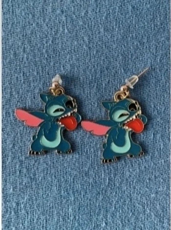 Boucles d'oreilles Stitch Disney - photo numéro 4
