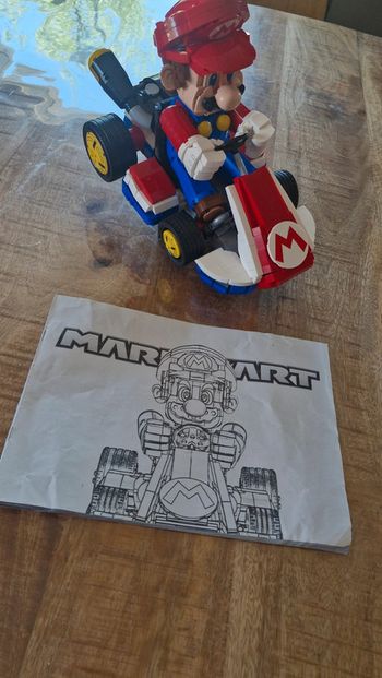 Mario Kart Mario et kart standard Copie Lego 72037 1972 pièces