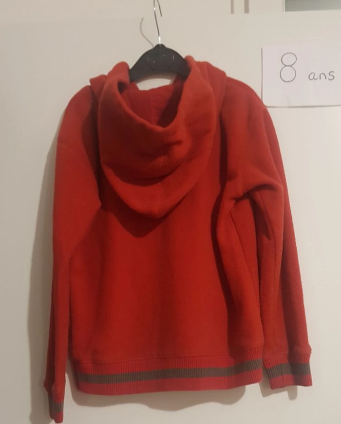 Pull polaire a capuche DPAM 8 ans - photo numéro 2