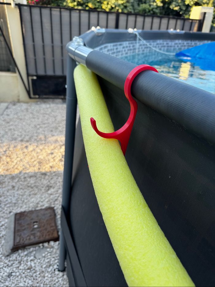 Lot de 2 portes frites rouge, pour piscine INTEX - photo numéro 3