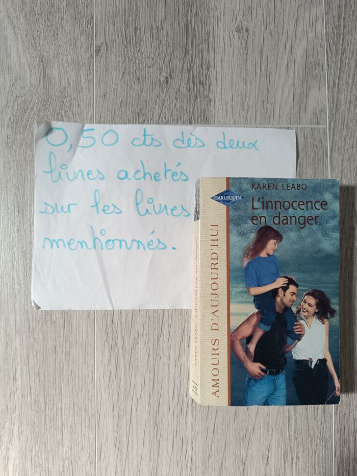 Livre Harlequin amours d'aujourd'hui