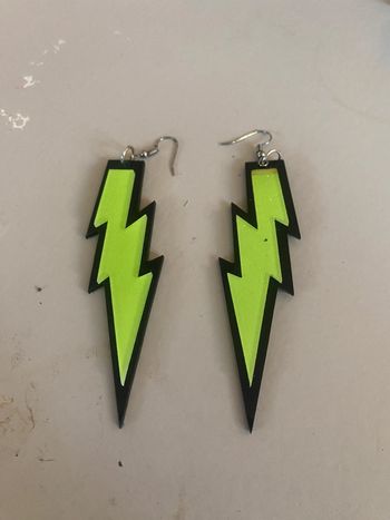 Boucle d oreille éclair