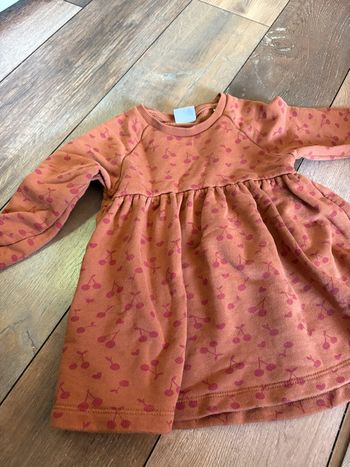 Robe brique cerise Zara 18/24 mois