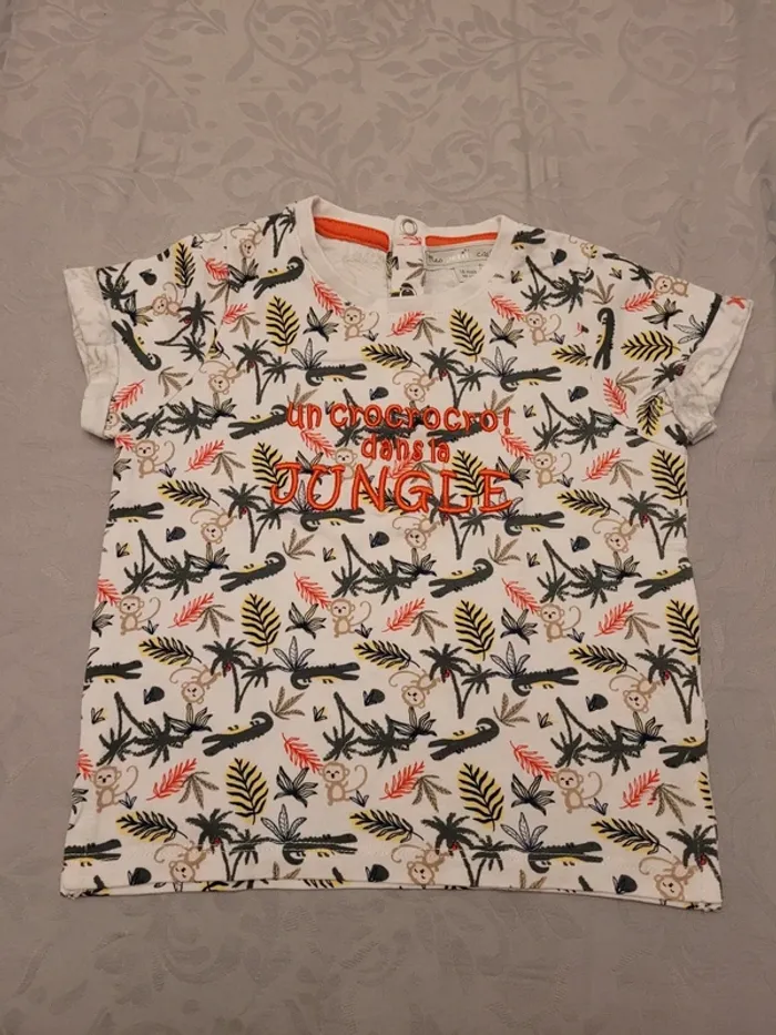 Tee shirt manches courtes 18 mois