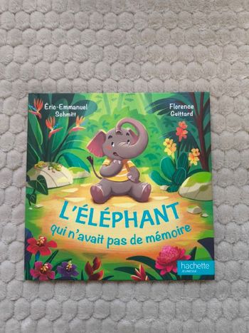 Livre - L'éléphant qui n'avait pas de mémoire