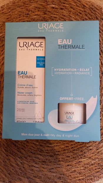 Uriage Coffret crème d'eau + masque de nuit Neuf