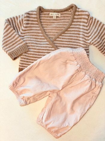 Ensemble 2 pièces pull et pantalon 3 mois