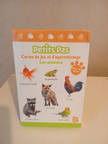 Petits pas - Les animaux .Cartes de jeu et d'apprentissage