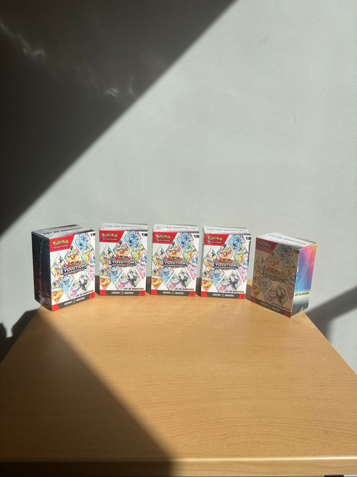 Lot 5 Bundles Pokémon Évolution Prismatique