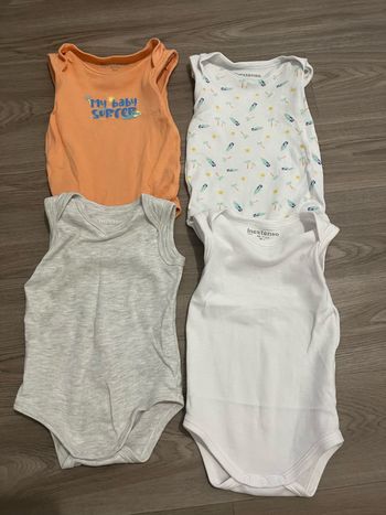 Lot body bébé débardeur