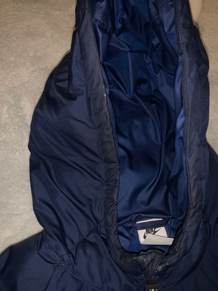 Doudoune longue bleu nike - photo numéro 5