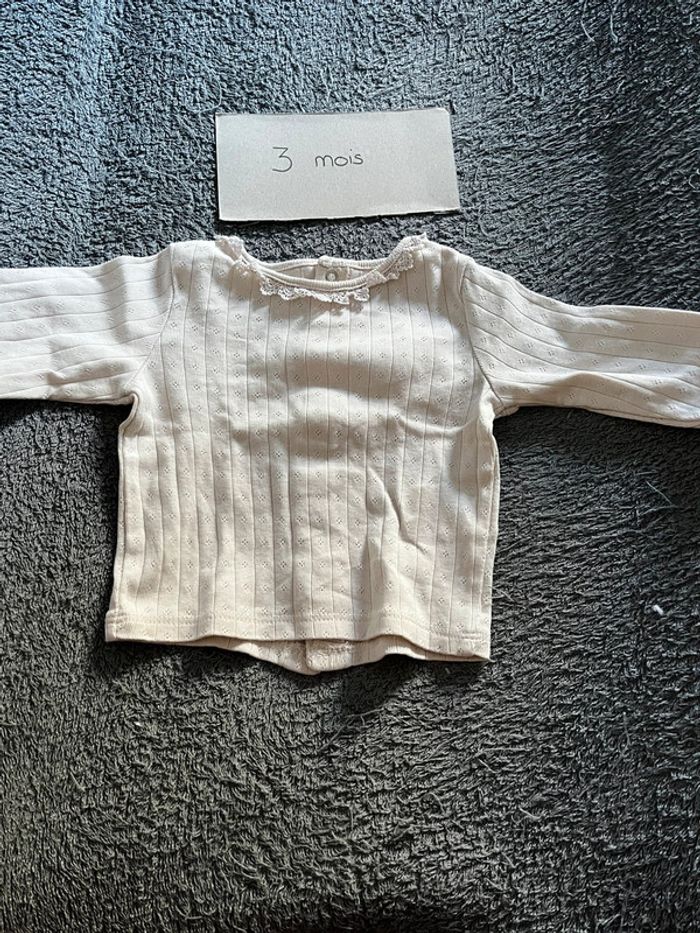Pull beige 3 mois