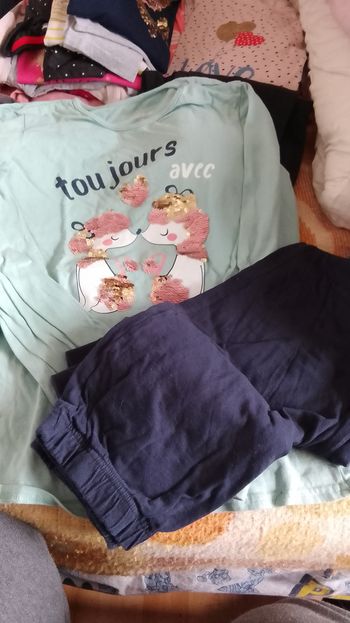 Pyjamas fille taille 14 ans