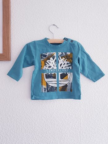 Timberland - Tee-shirt manches longues, col rond (6 mois)