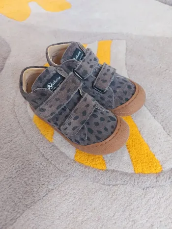Chaussures Naturino Cocoon VL scratchs daim leopard 23