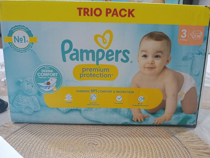 Couches Pampers Premium protection