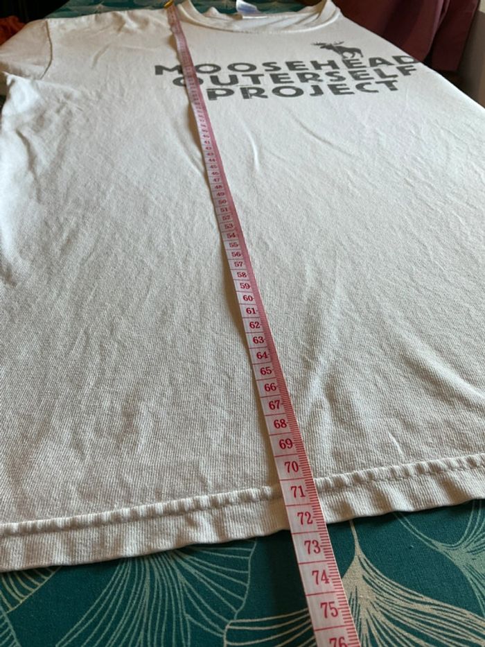 T-shirt blanc pour homme Moosehead Outerself Project taille L 375 - photo numéro 7