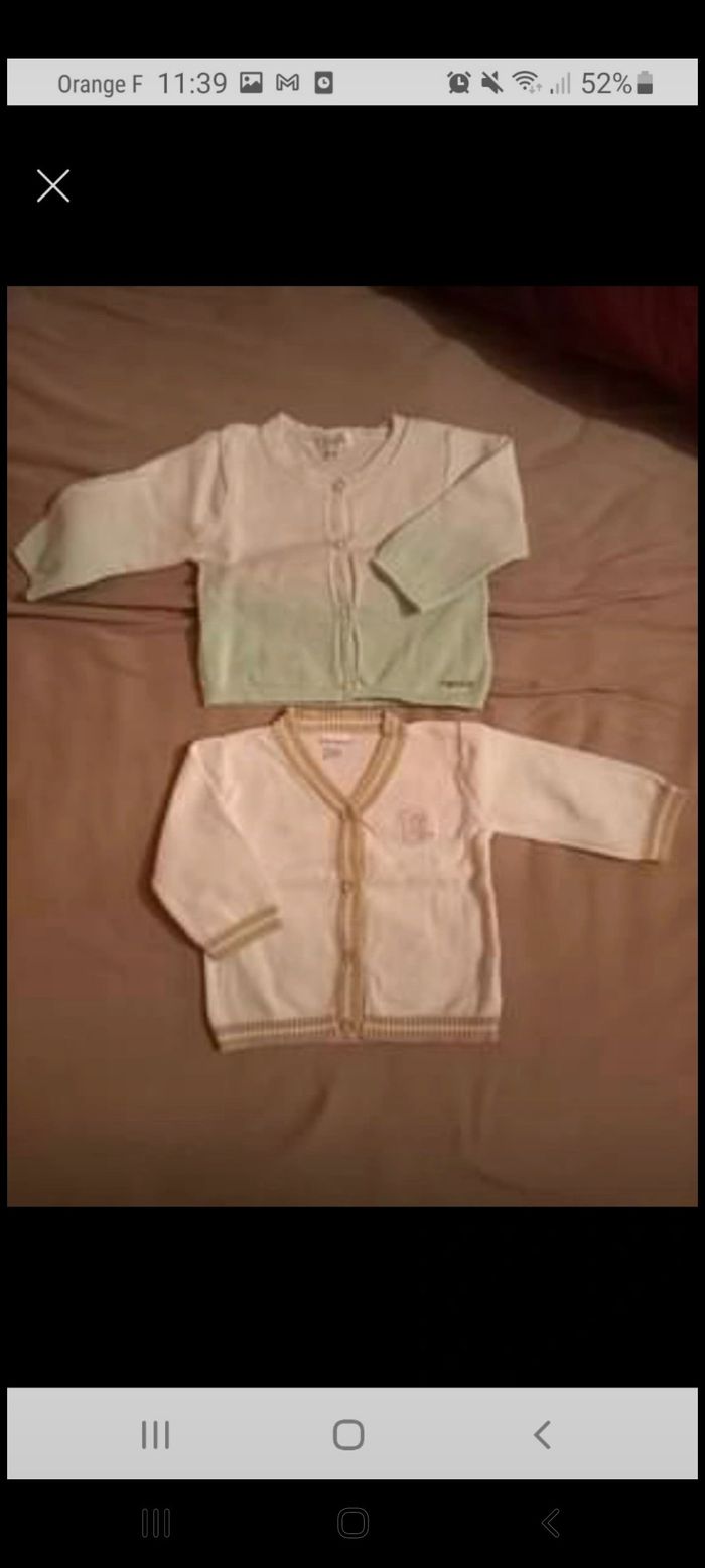Gilets 3 mois