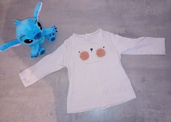 T-shirt manche longue 12 mois 