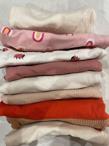 Lot de 9 bodys manches longues