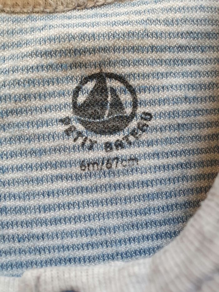 Ensemble pyjama avec pied / veste manches longues - photo numéro 2