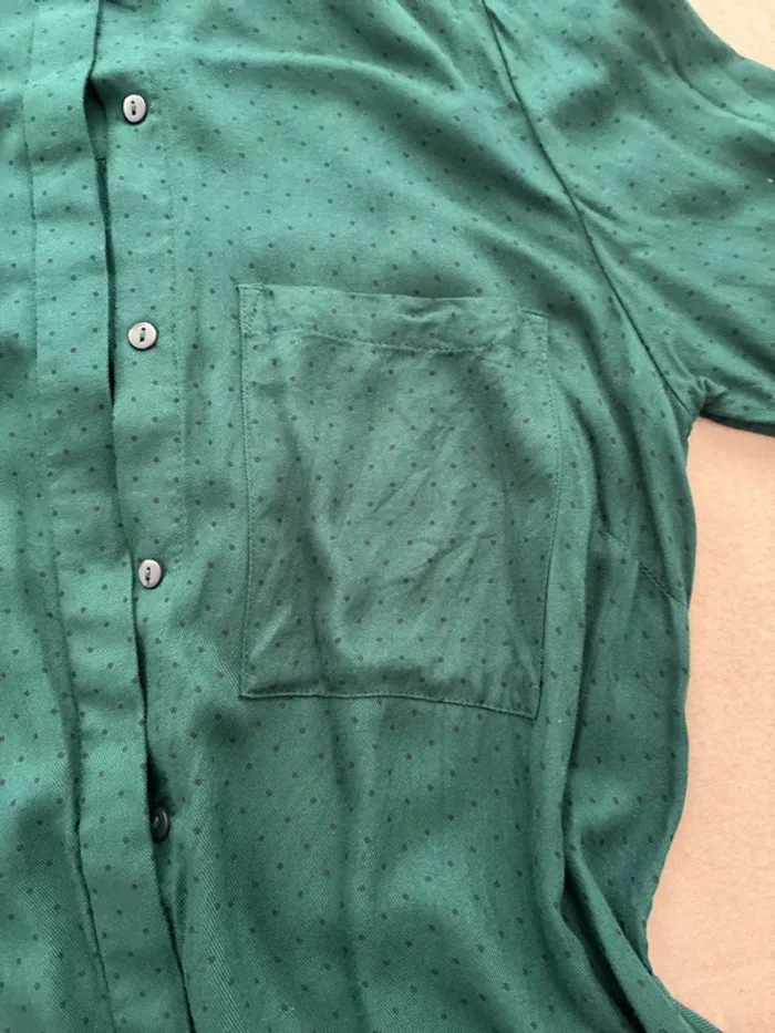 Robe vert foncé à poids noir Kiabi taille 34 en très bon état - photo numéro 10