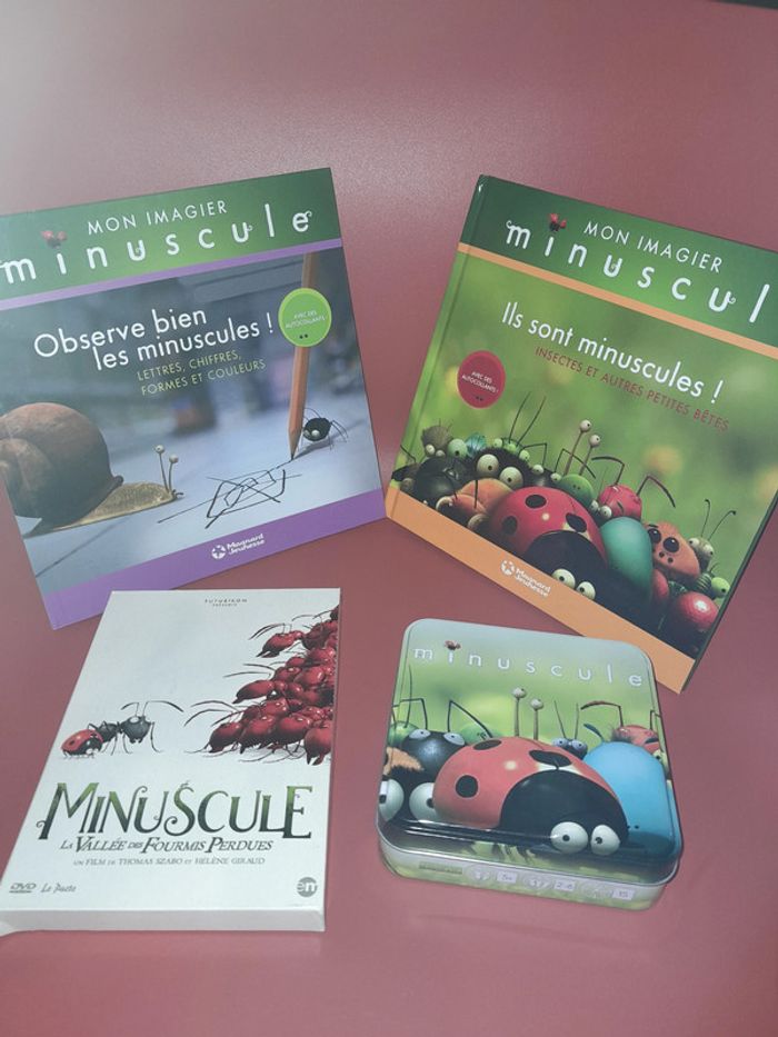 lot série Minuscule DVD + 2 livres + le jeu
