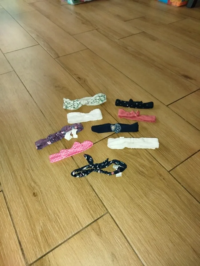 Lot bandeaux cheveux bébé fille