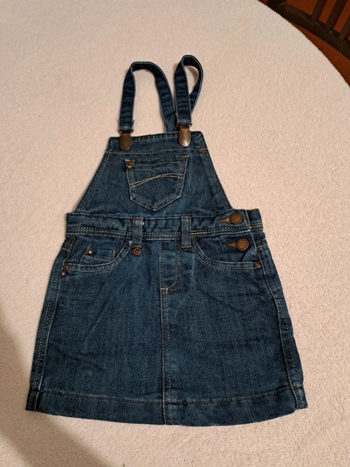 Robe avec bretelles en jean Tape à l'œil 3 ans