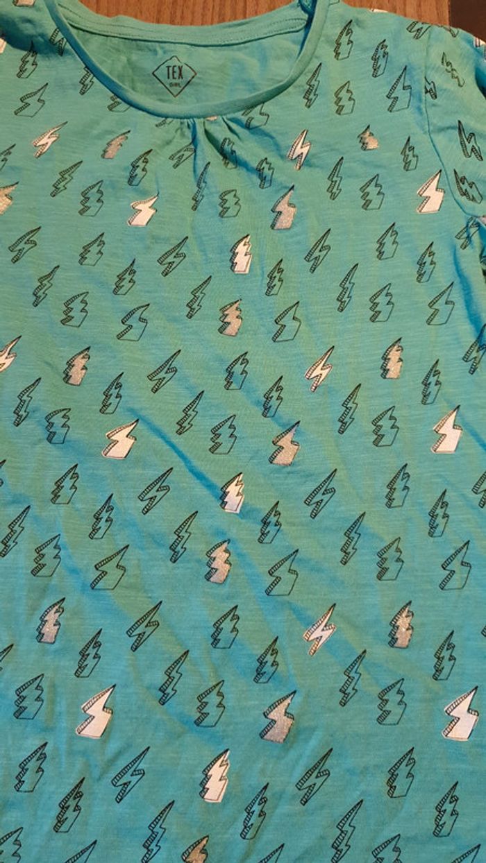 Tee shirt éclair 6/7ans - photo numéro 4