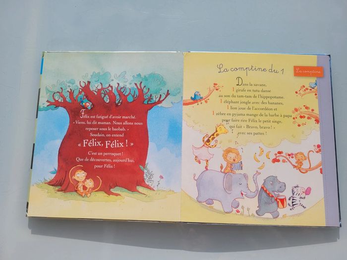 Livre couverture mousse Le Monde tout doux de mes 1 an, fleurus - photo numéro 7