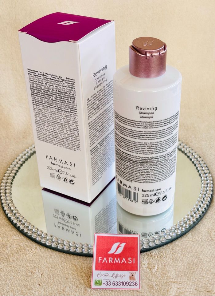 Shampoo Reviving Revitalizante Farmasi Dr. Tuna para cabellos frágiles - photo numéro 2