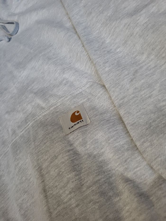 🔥 Magnifique Sweat à Capuche Carhartt Rework – Gris Chiné – Taille XL – NEUF 🔥 - photo numéro 5